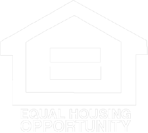 Equal Housing Opportunity logo with a stylized house containing an equal sign, accompanied by the text "Equal Housing Opportunity" below.